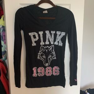 VICTORIA’S SECRET PINK LONG SLEEVE TEE